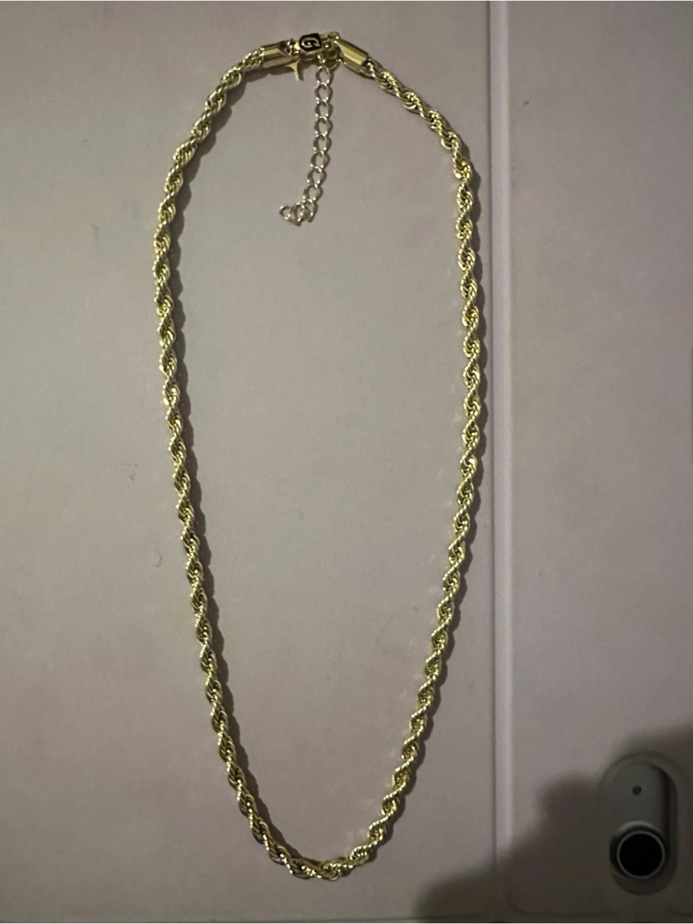 Gold Rope Chain Necklace (4mm, 18–20”) – GLD - Picture 7 of 9